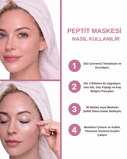 Kore Peptit-8 Destekli Derin Kolajen Göz Maskesi